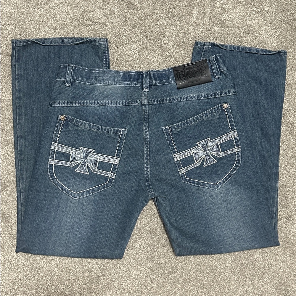 Vintage MMA Elite Bootcut Jeans Y2K Affliction